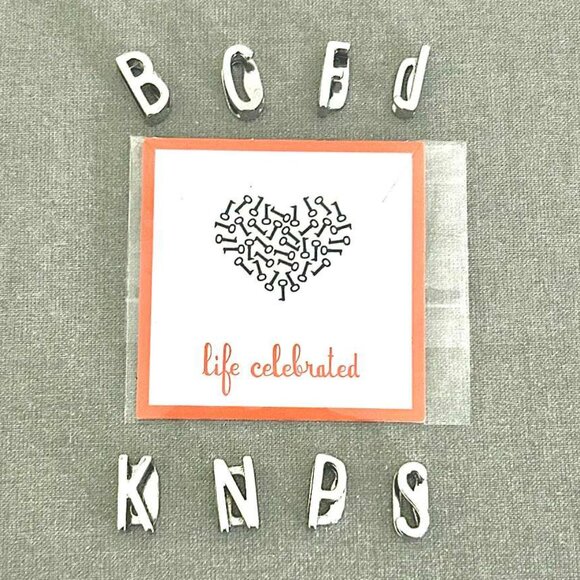 KEEP Collective Jewelry - Keep Collective Assorted Silver Letters (6-pcs)